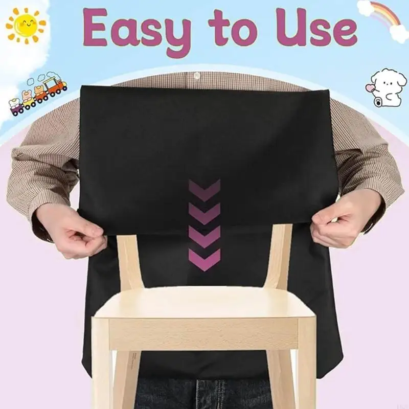 24Pcs Chair Back Storage Bags Heavy Duty Polyester Hanging Organizers Pouches for School Office Supplies Easy to Clean No K92C