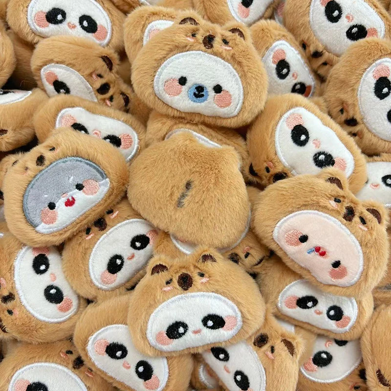 Kawaii Plush Capivara Animais, DIY Acessórios Material, Adorável Engraçado Decorações Boneca, Handmade Acessórios de Cabelo, Desenhos Animados