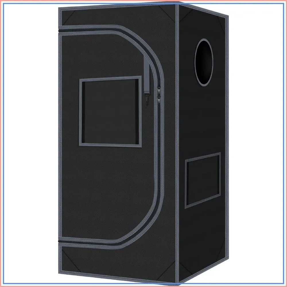 

24x24x55 Grow Tent for Indoor Plants, 600D Mylar Hydroponic High Reflective Grow Tents for Plant Fruit Flower Veg Growing