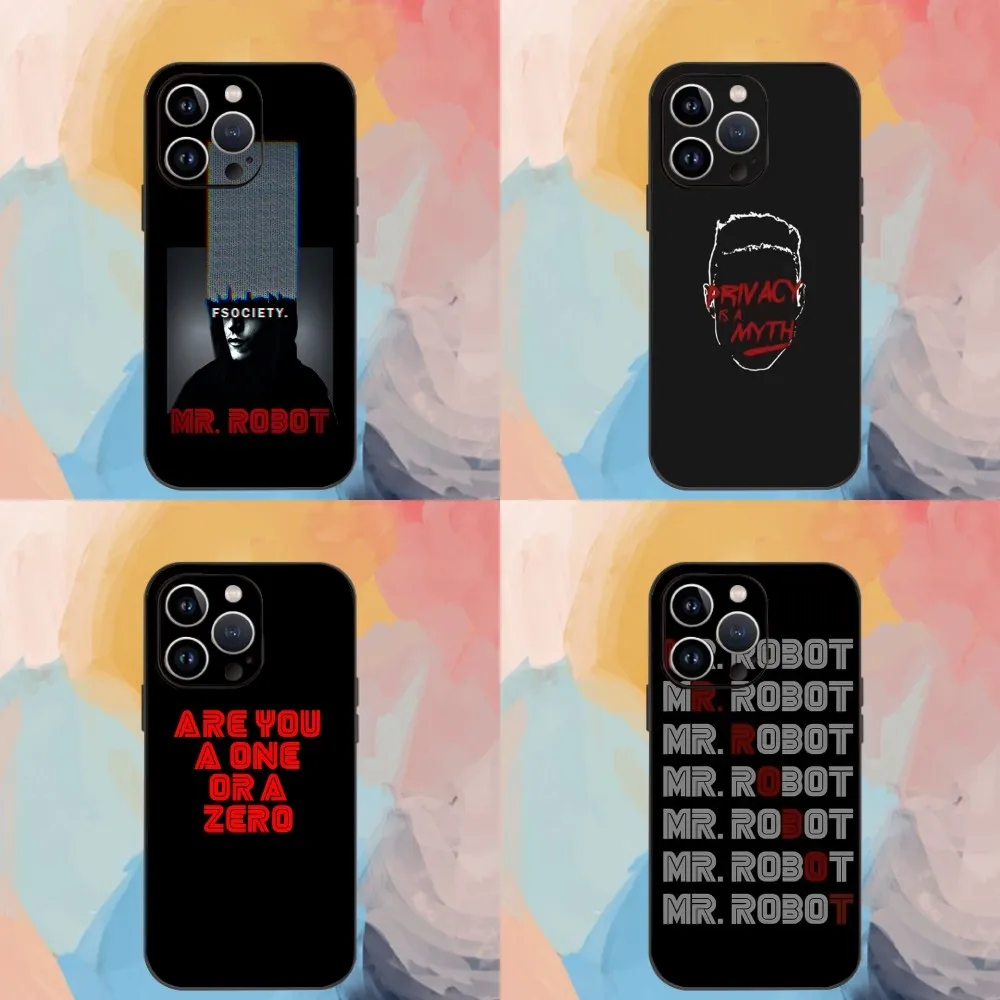 Mr Robot Fsociety Phone Case For Iphone 15 11 13 14 Pro Max 7 8 Plus X Xr Xs Max Se2020 12mini Cover Case