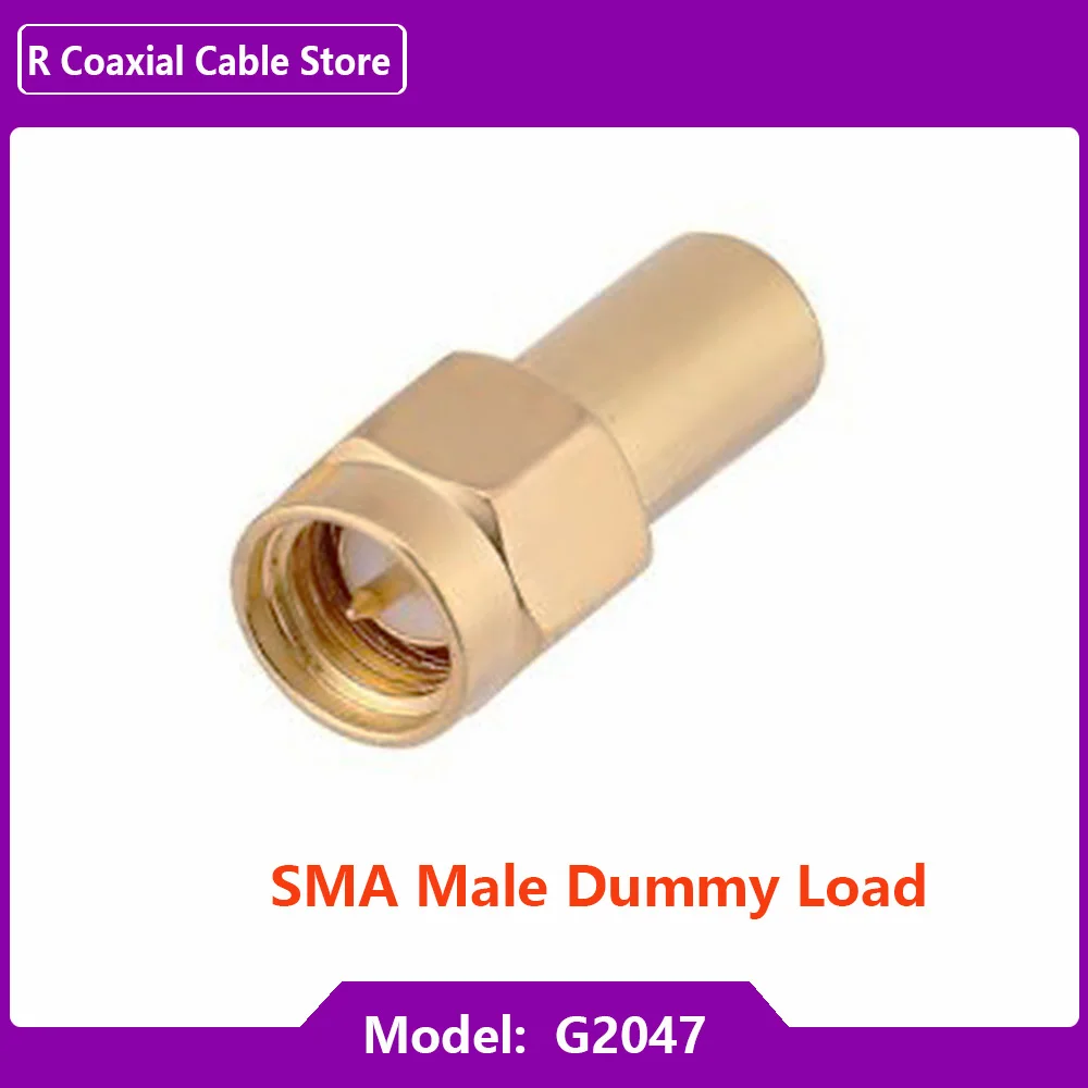 1PC SMA Male Load Termination 2W SMA Connector Dummy Load 6GHZ Microstrip Power Divider Network Analysis Calibrator