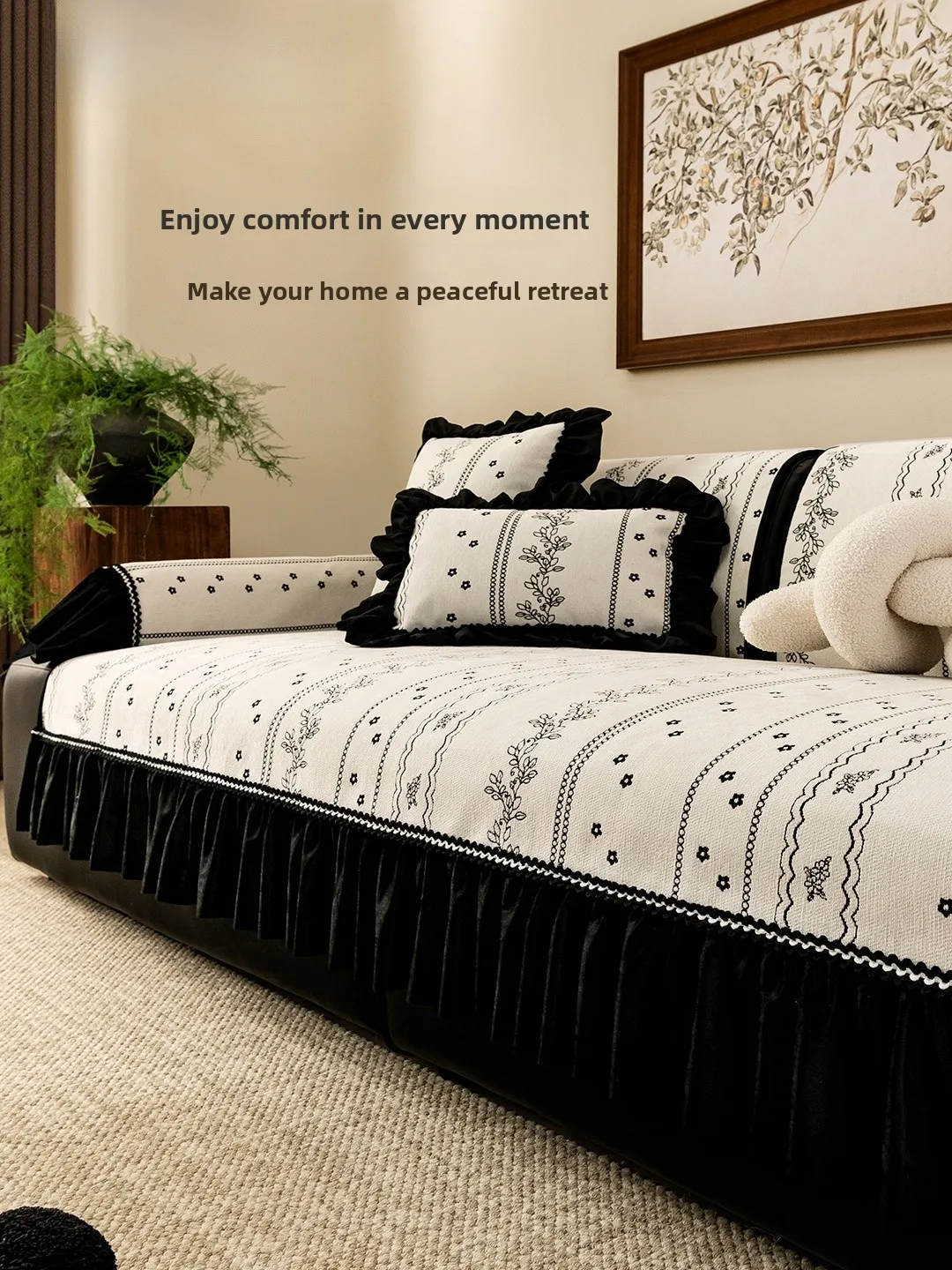 

Universal Four Seasons Sofa Cuion Non-Slip Simple Sle New 2025 Sofa Cover Cloth Towel Luxury High-End Sensation