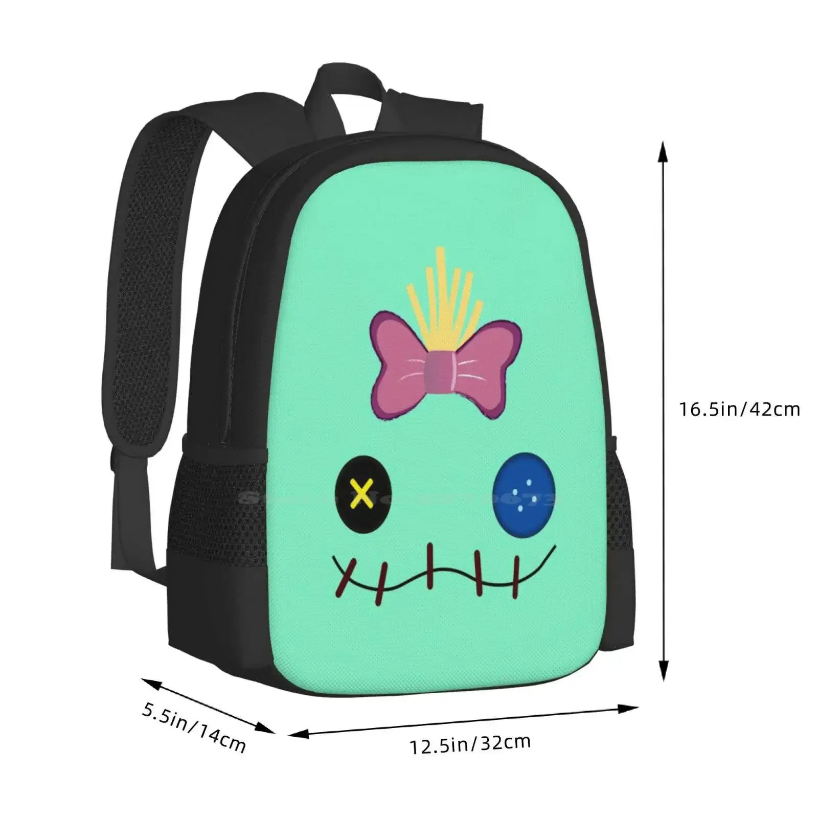 Scrump رائجة البيع حقيبة مدرسية على ظهره حقائب الموضة Scrump أفخم لعبة الحيوانات الأليفة الكرتون ليلو وفيلم لطيف مضحك زاحف #3