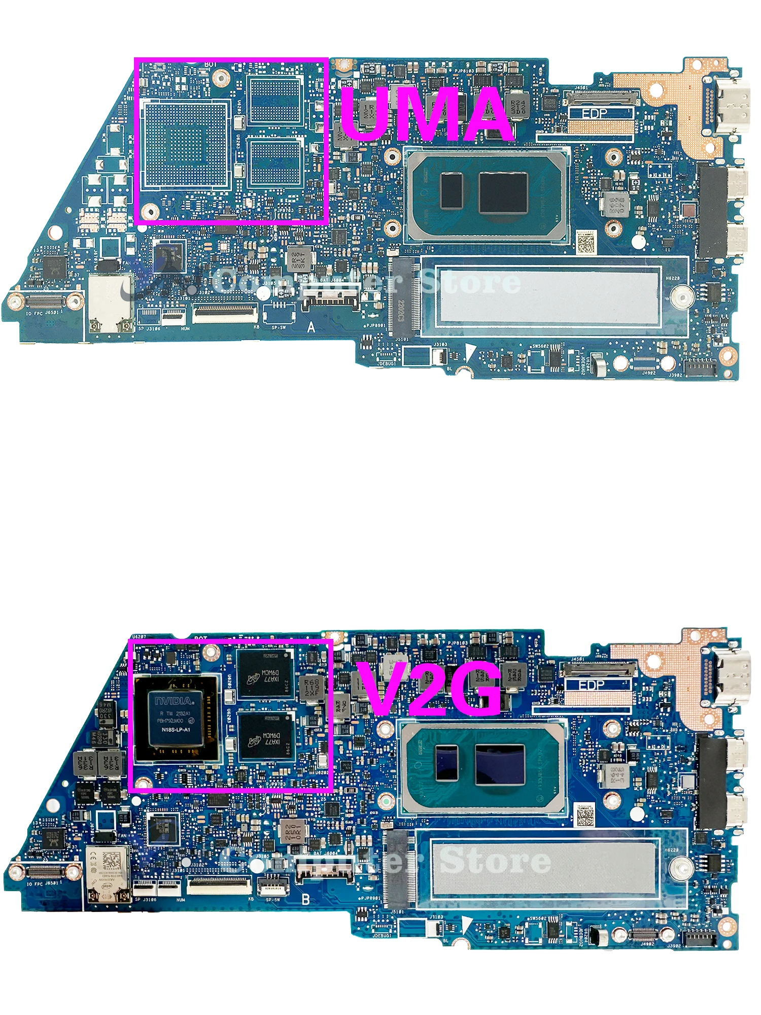 Imagem -03 - Placa-mãe do Portátil para Asus Ux435e Ux435eal Ux435e Rx435e Ux435eg Ux435egl i5 i7 11a Geração 8gb 16gb Ram 100 ok