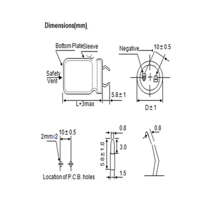 Aluminium-Elektrolytkondensator 50V 22000uF für Sound-Equipment-LED-Licht