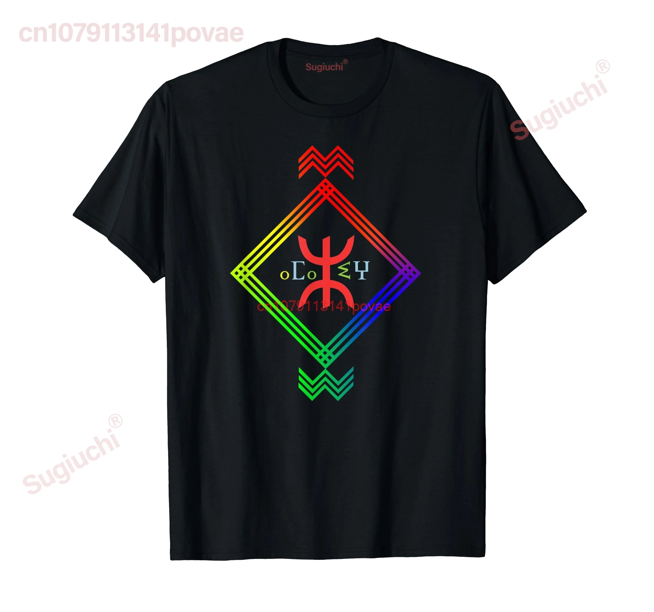 100% Cotton Amazigh Kabyle Themed Design Berber Flag Cute Novelty T-Shirt MEN WOMEN UNISEX T Shirts Size S-6XL