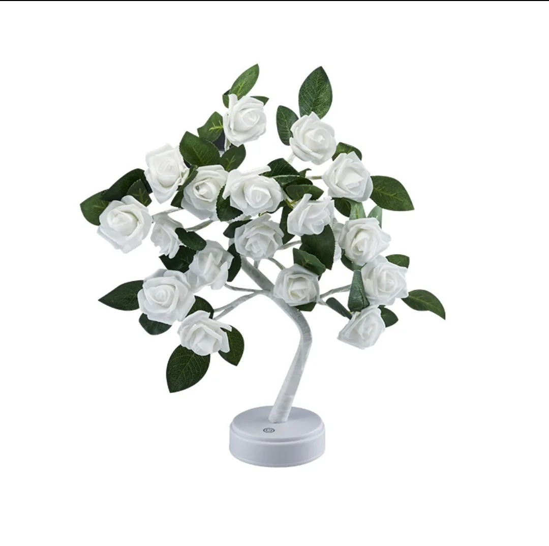 Bedroom Living Room Atmosphere LED Tree Light Home Rose Decoration Light Maple Leaf Light Christmas Decoration Small Night Light