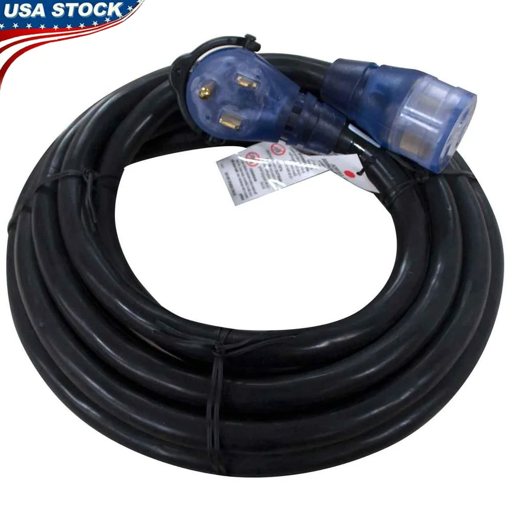 Rugged Heavy Duty 25ft Welder Cord 8/3 USA-Made Contractor Approved