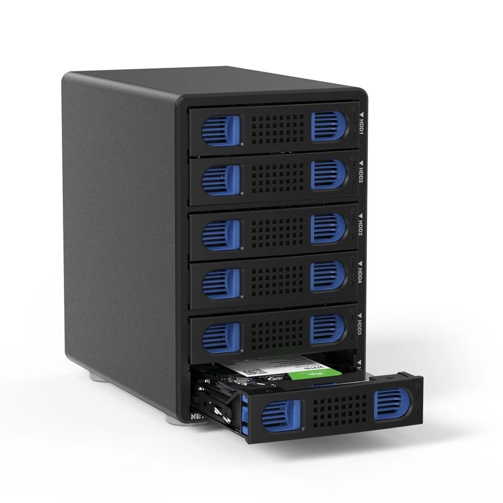 Havibam 6-Bay Das USB3.2 10 Gbit/s Gen2 HDD SSD Datenspeicher 926U3
