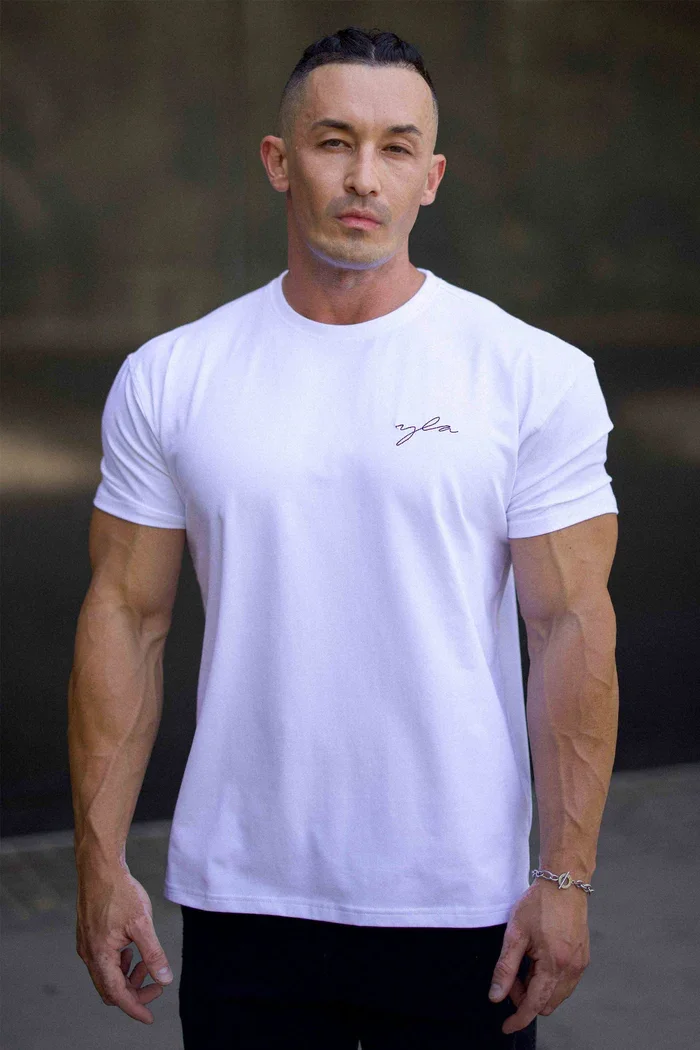 

2025YA Trendy Brand T-shirts, Casual Minimalist Style Printed Pure Cotton T-shirts for Men and Women, Short-sleeved Tops