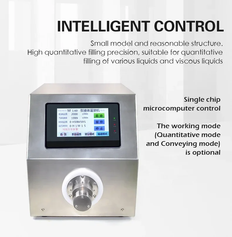 Automatic High Pressure 316L Stainless Steel Piston Pump for Acid Chlorine Laboratory Chemical Liquid Metering Filling