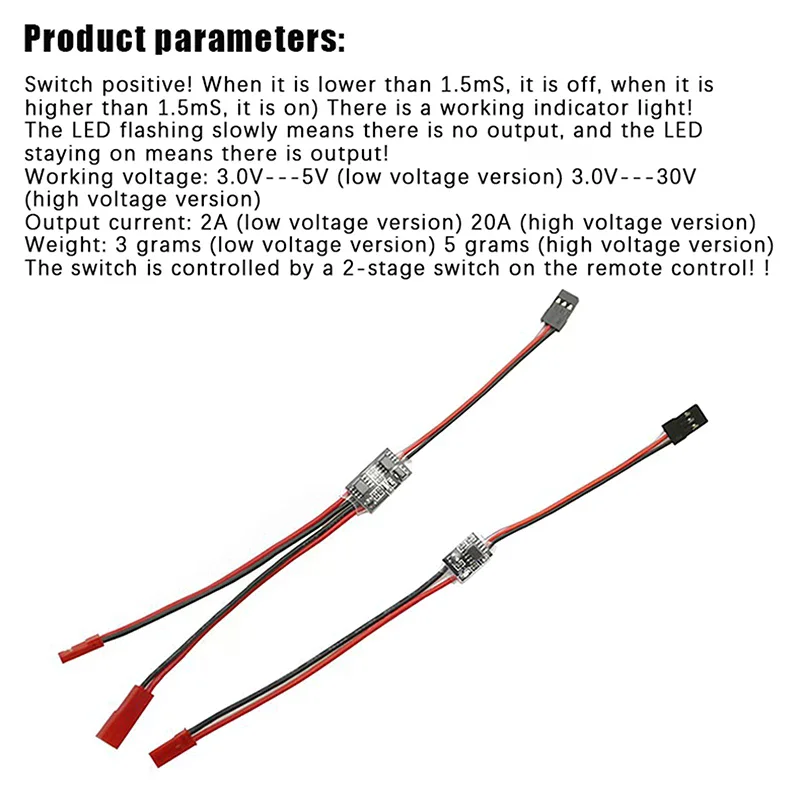 3-30V 2-30A Remote Control Electronic Switch Aerial Model Plant Protection PWM Signal Controller For RC Drone Water Pump