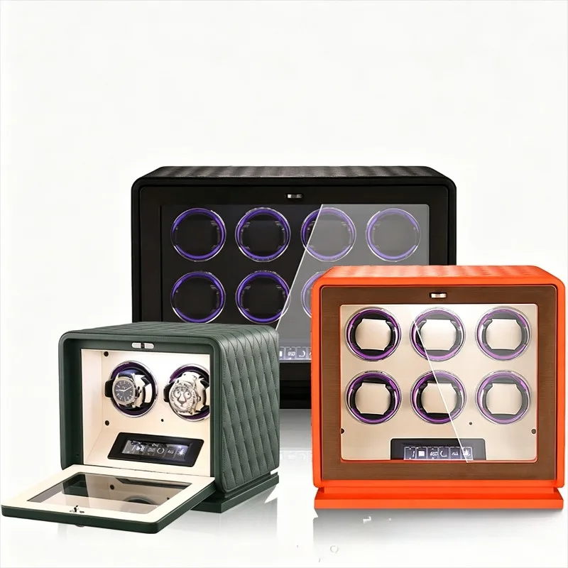 Luxury Watch Winder Mechanical Automatic Wrist Watch Winders Large Capacity Silent Antimagnetic Watches Box Modern Watches Boxes