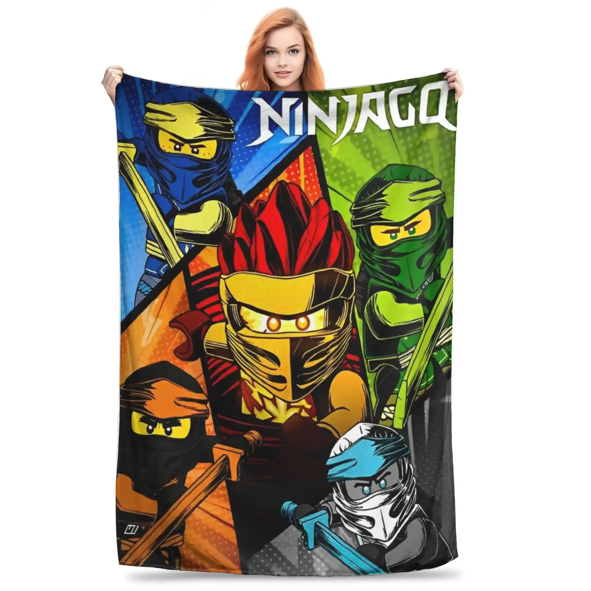 

Плюшевый плед Ninjago: Мягкое флисовое одеяло для уютного комфорта дома