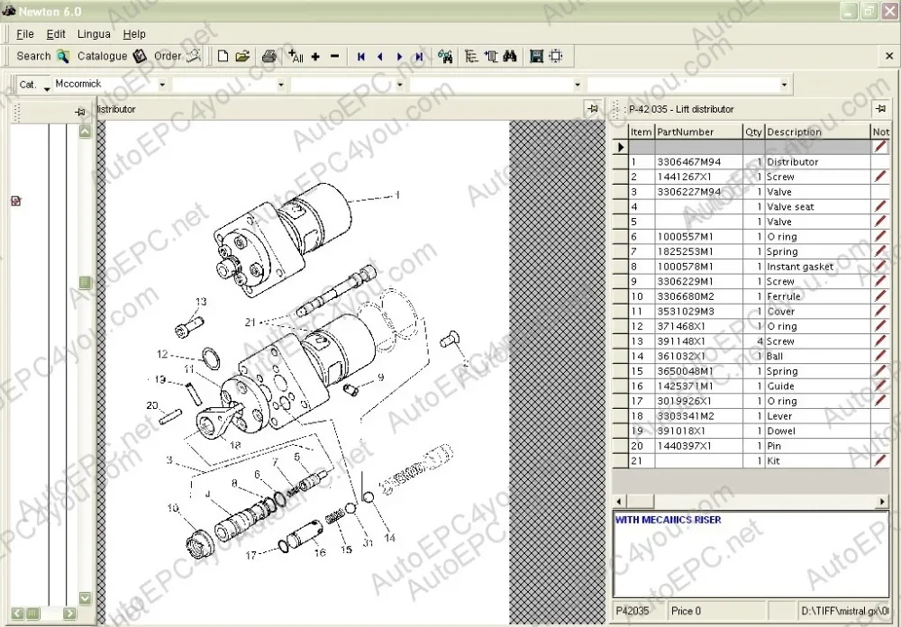 

EPC-SOFTWARE McCormick 7.3 spare parts catalog