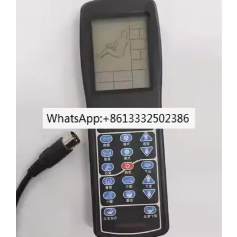 

8 push home massage chair accessories remote control 6806 upper control manual assembly 8-pin 4-core wire universal 989