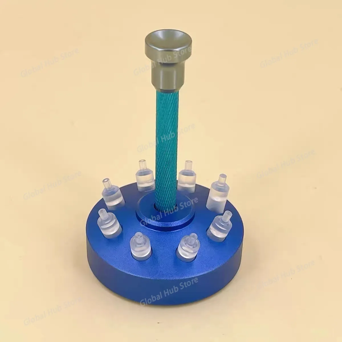 Watch Repair Tool - Manual Hand Setting Machine, Applicator, Pen, Holder & Rubber-Tipped Watch Hand Presser