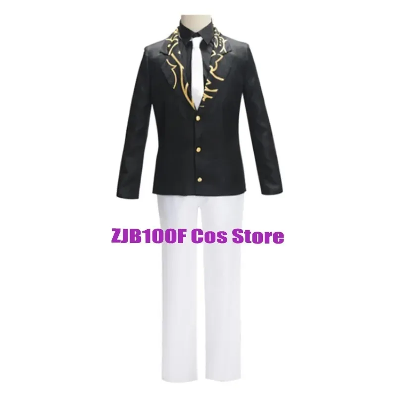 Kibutsuji Muzan Cosplay Anime Costume Uniform Hat Wig Suit Halloween Party Costume for Women Men