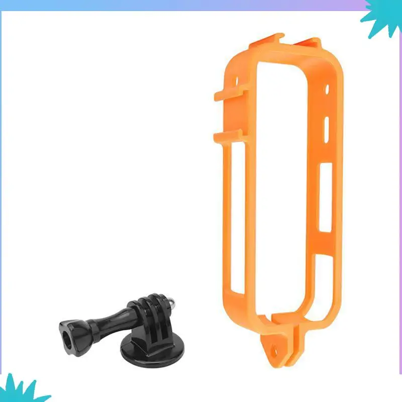 Casing Pelindung ABZW untuk Casing Insta360 X5 Braket Pemotretan Kamera Aksesori Kamera Braket Pemotretan Lanskap Oranye