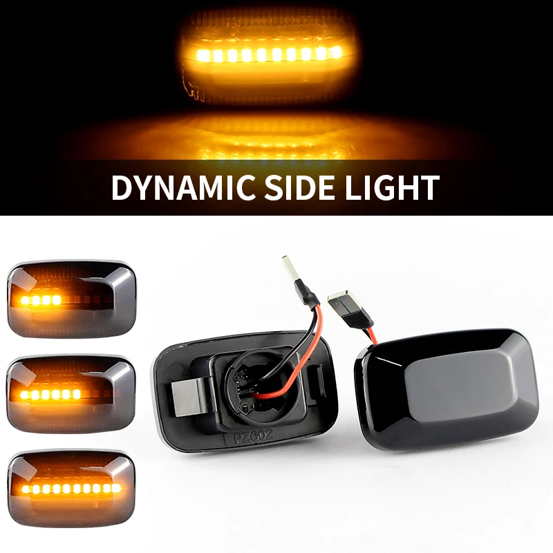 2PCS LED Side Marker Lights Canbus For Toyota Hilux Sixth Generation Hilux LN140 LN150 LN160 LN170 1997–2005 Turn Signal Lamps view 4
