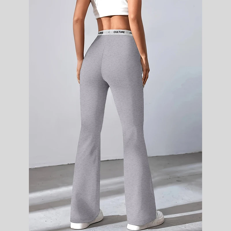 Ladies Trousers Temperament Commuter Wide Leg Micro Flared Trousers Fashion Draped Ladies Nine Minute Drag Trousers