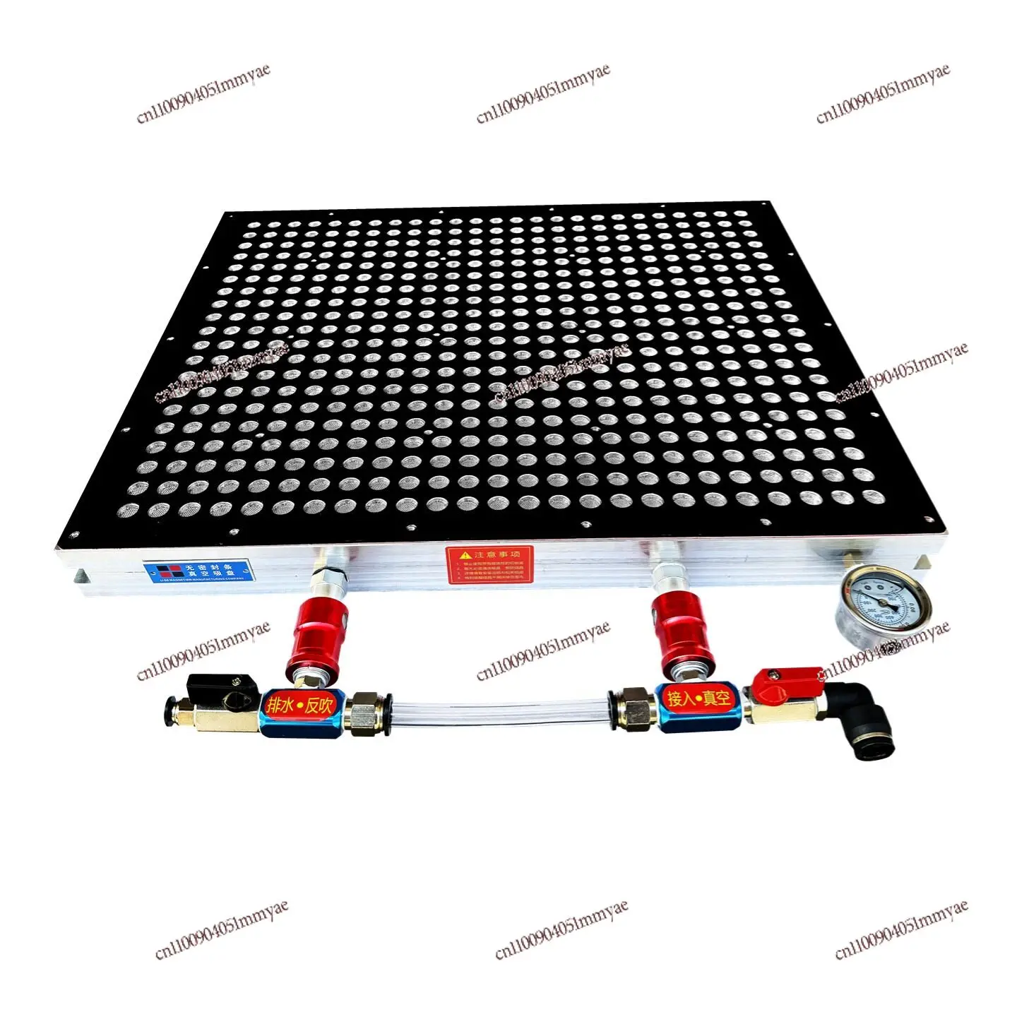 Porous vacuum suction cup without sealing strip Copper aluminum PVC multi-point suction cup