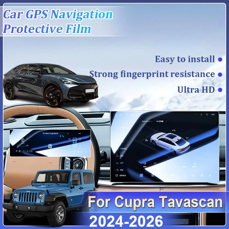 

Car GPS Navigation Protective Film For Cupra Tavascan Accessories Volkswagen ID. UNYX 06 2024 2025 2026 HD Matte LCD Screen Part