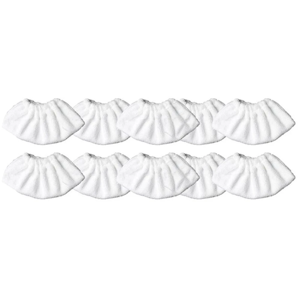 10 Pieces of Microfiber Steam Mop Cloth Cleaning Pad Accessories for Karcher Easyfix SC1 SC2 SC3 SC4 SC5 Steam Cleaner