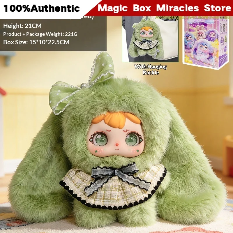 New Sweet Baby Girl Creative Plush Rabbit Doll Bag Charm Ornament Gift Cute Boxed Creative Desktop Decoration Gift