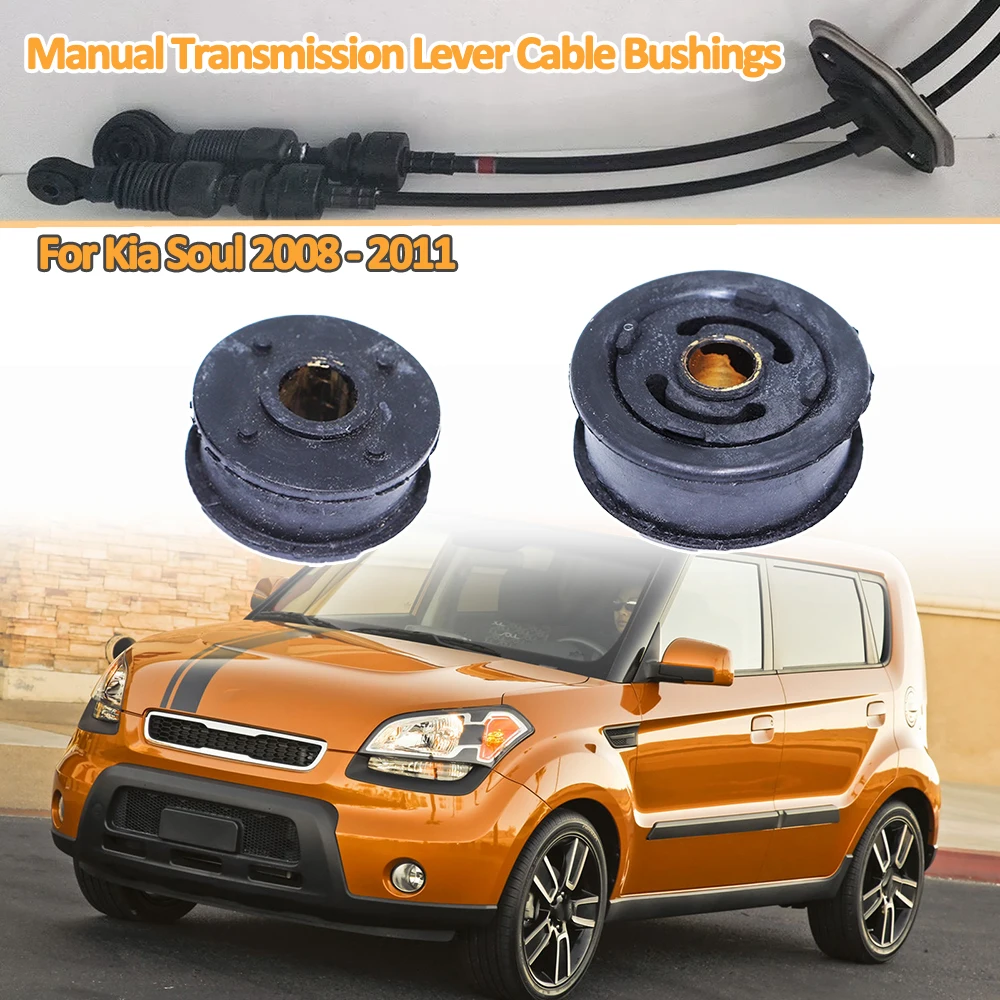 

For Kia soul 2009 2010 2011 2008 Car Manual Shifter Cables bushings Manual Transmission lever Cables Repair kit assy