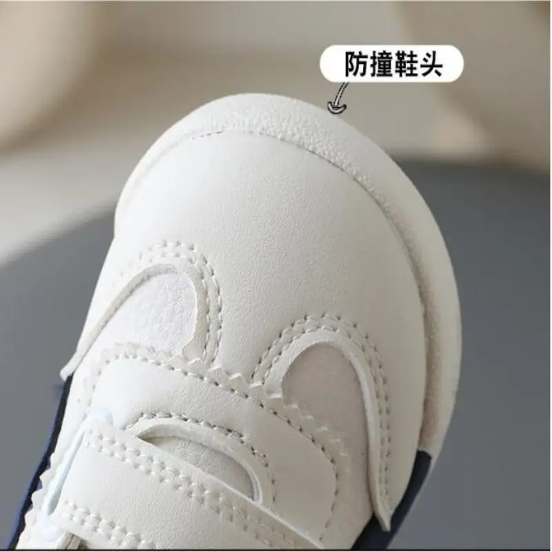 2024 Autumn New Children's Board Shoes Anti slip Sports Shoes Fashion Men's Girls' Soft Bottom Casual shoes blue black silver