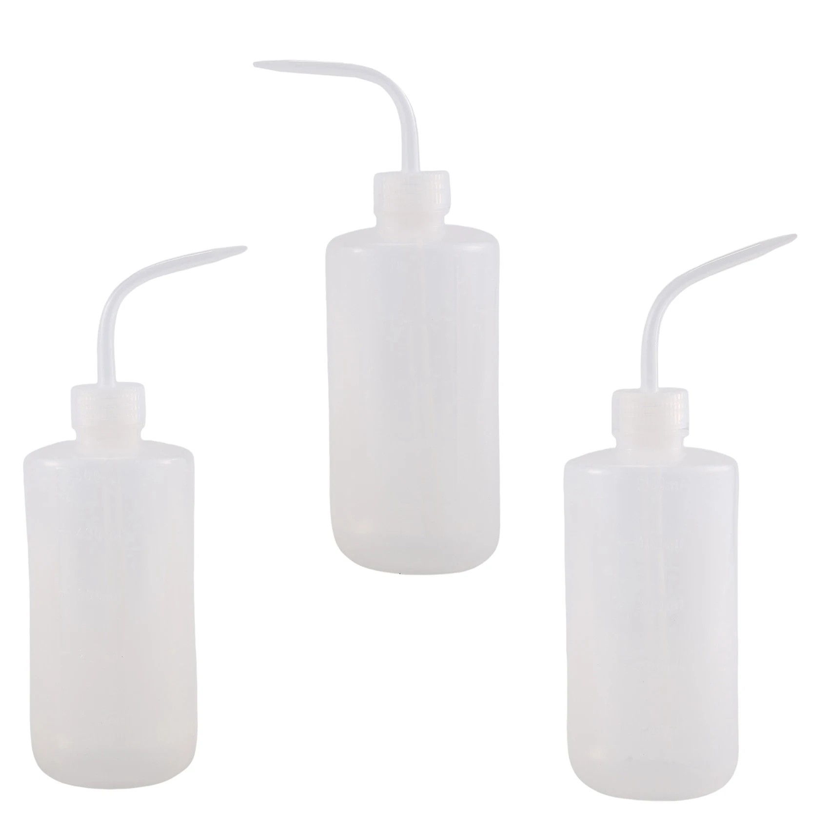 RALCA-3Pcs Irrigation Bottle 500Ml 17Oz Indoor Plant Watering Can Water Squirt Bottle Plastic Rinse Bottle For Wash Tattoo