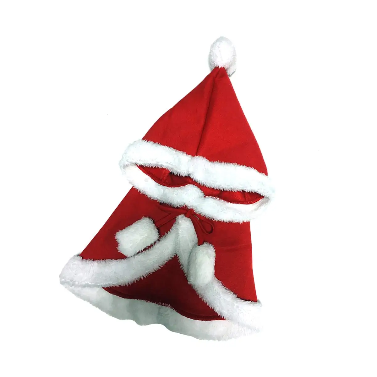 

Dog Shawl Cloak Hooded Cape Warm Christmas Costume Clothes Pet Photography Thick Material Dog Winter Clothing Outdoor Walking