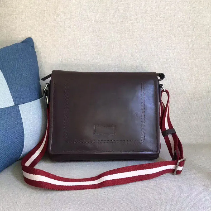 Mode B Design Heren Tas Lederen Heren Schoudertas Koeienhuid Crossbody Tas Flap Oliewas Lederen Messenger Tas Heren Luxe