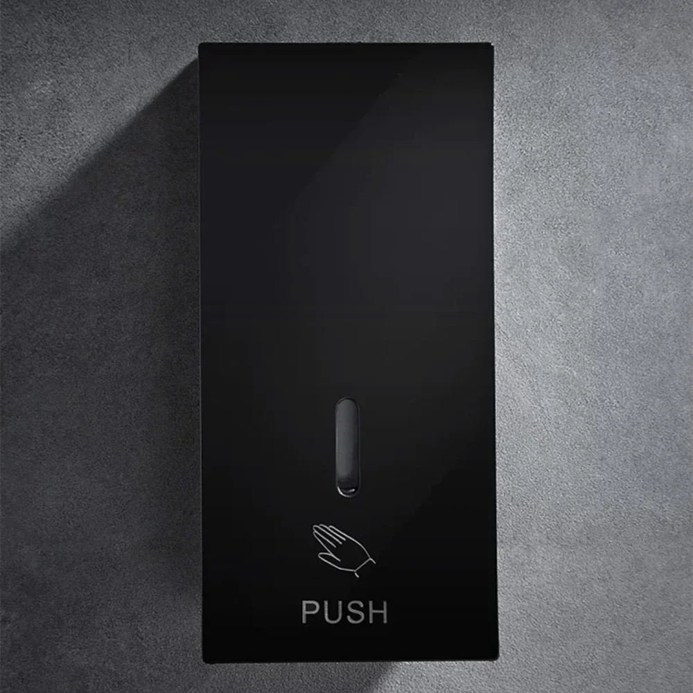 Soap Liquid Dispenser Black Wall Mount Shampoo Shower Gel 450 ML Hand Press Plastic Container Bathroom Kitchen Washing Dispenser
