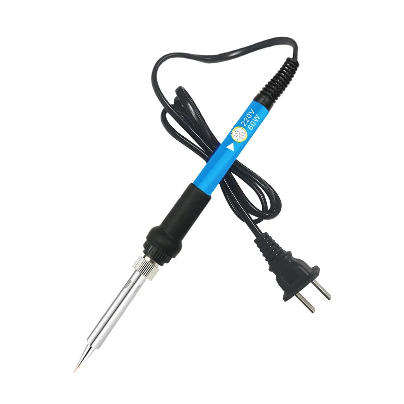

Паяльник электрический 60 Вт с регулировкой температуры, с вилками EU/US, для пайки и ремонта, с насадками, инструмент для DIY-ремонта