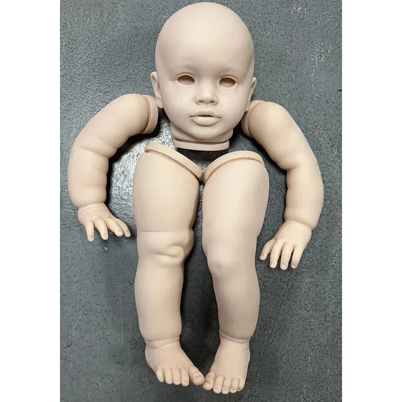 26Inch 66cm Lifelike Baby Toddler Reborn Pippa Princess Girl Realistic Doll Unfinished Doll Parts with Cloth Body and Eyes