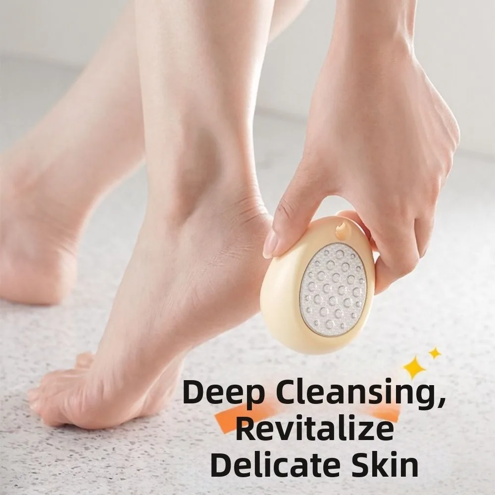 

Портативная двусторонняя пилка для ног, эргономичный ручной педикюрный скребок, профессиональный инструмент для чистки пяток и удаления мозолей