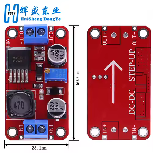 5A DC-DC Step Up Power Module Boost Volt Converter 3.3V-35V To 5V 6V 9V 12V 24V XL6019 - Image 3
