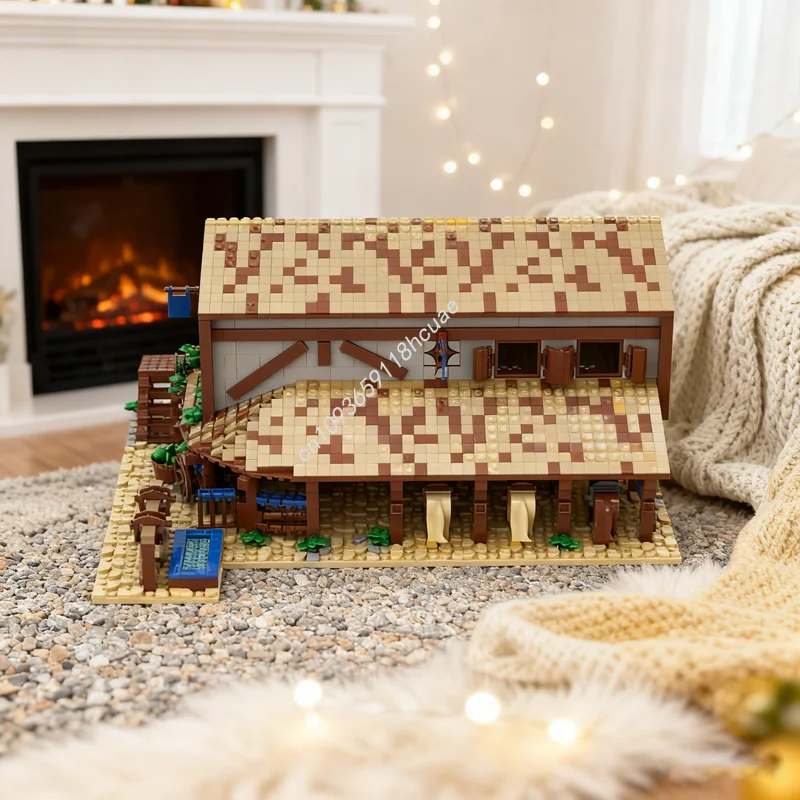 

3210pcs MOC Age Empires Stable Western European Gamesed Model Building Christmas Gift Blocks DIY Toys Idea Education Brick Kids