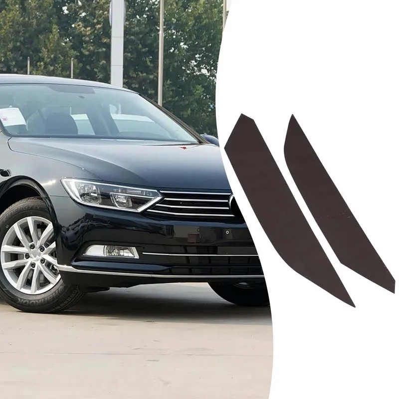 

2piece set TPU black For Volkswagen Magotan B8 2015-2023 car headlight film decorative sticker exterior protection accessories