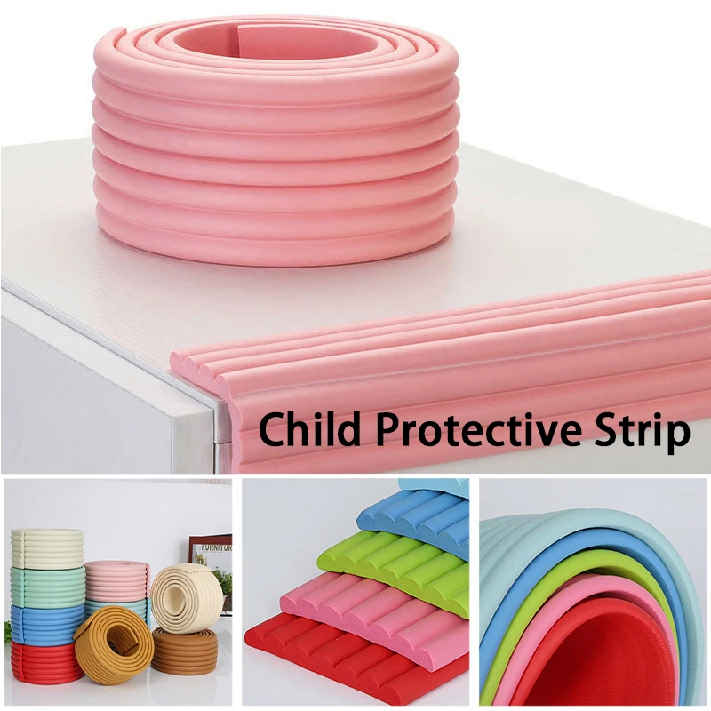 

2M Thickened Anti Collision Protection Strip Baby Safety Furniture Table Protection Corner Protective Tape Foam Corner Bumper