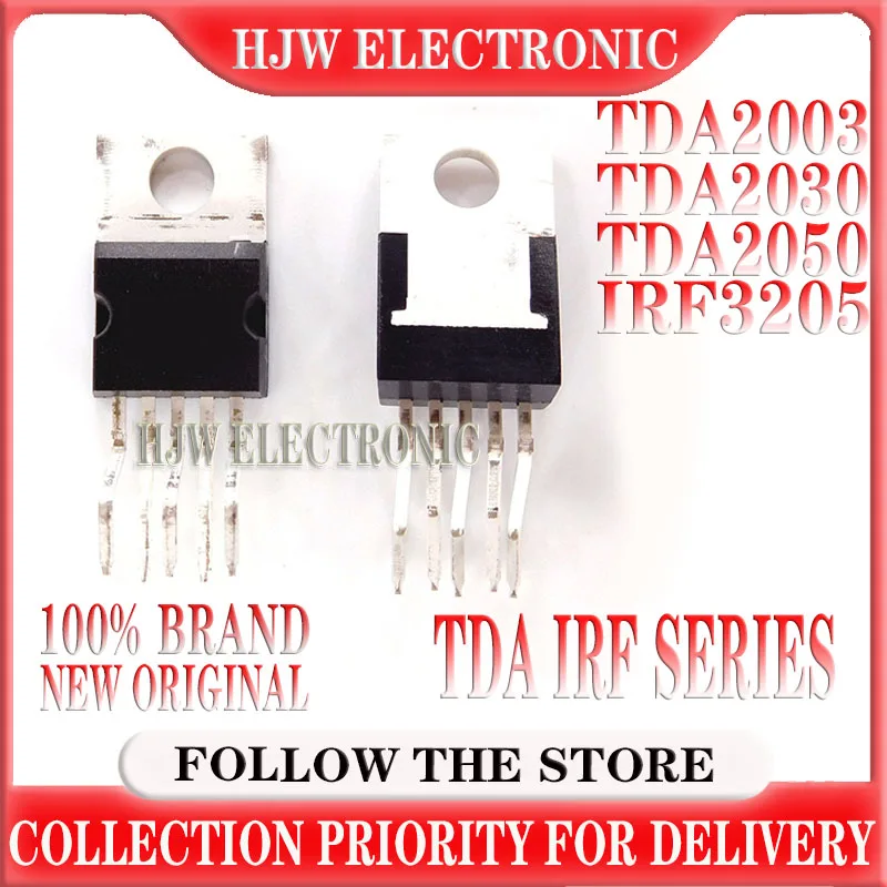 Transistor tda2003 tda2030 tda2050 irf3205 a-220, to220, 10 peças