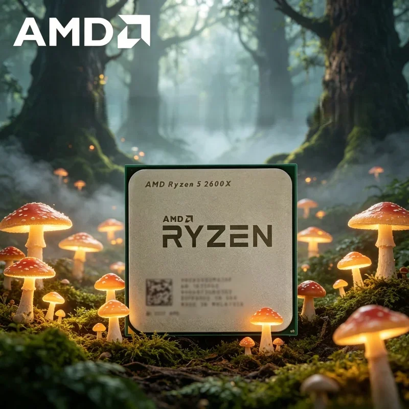 

AMD Ryzen 5 2600X AM4 Socket Desktop CPU 6-Core 12-Thread 3.6GHz Overclockable Processor No Retail Package
