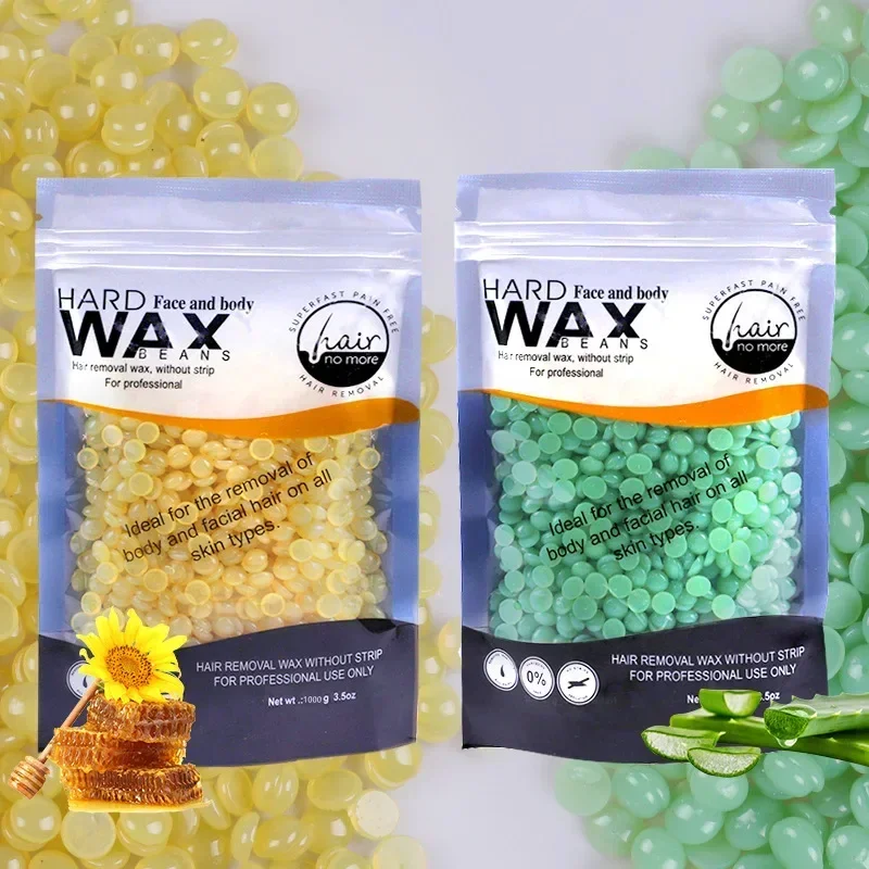 New 100g Wax Bean Dregs Without Clean Depilating Bikini Hard Wax Strips Hair Removal Hard Wax Beans Depilating