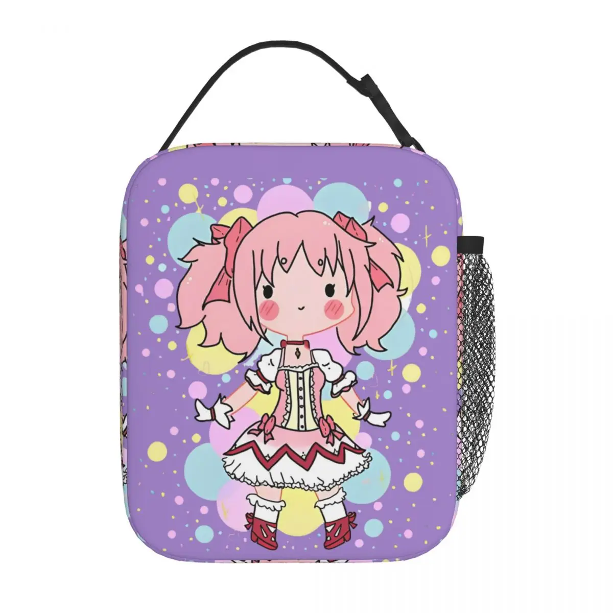 puella-magi-madoka-magica-anime-cartoon-saco-de-almoco-isolado-saco-termico-recipiente-de-refeicao-portatil-lancheira-tote-viagem-de-escritorio