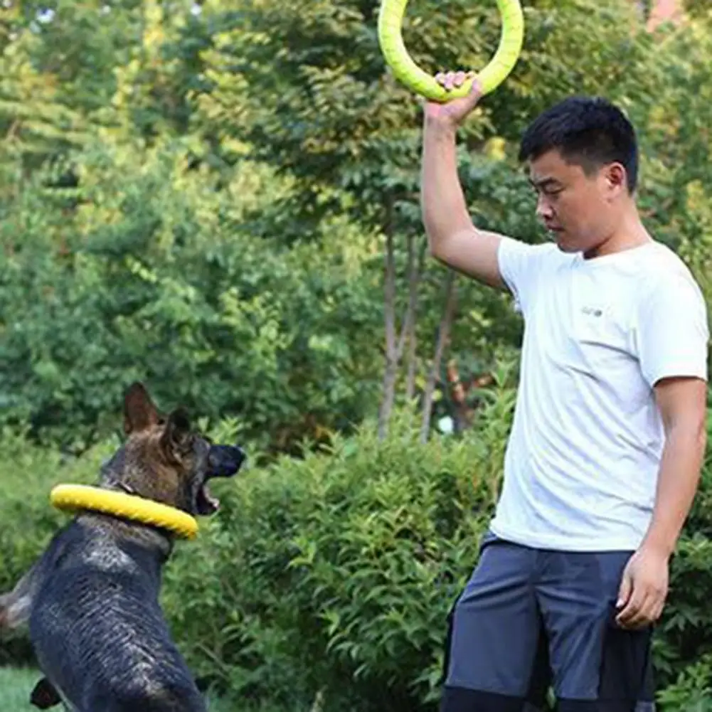 Lightweight Dog Toy Durable Lightweight Dog Training Ring Toy for Chewers Outdoor Activity Flying Catching Fun Dog Chew Toy