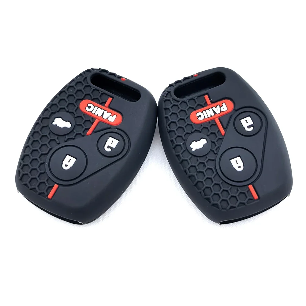 

Силиконовый чехол для дистанционного ключа 2025 года для Honda Accord Pilot CR-V CR-Z Civic, чехол для пульта дистанционного управления для сигнализации, брелок-держатель, кожа