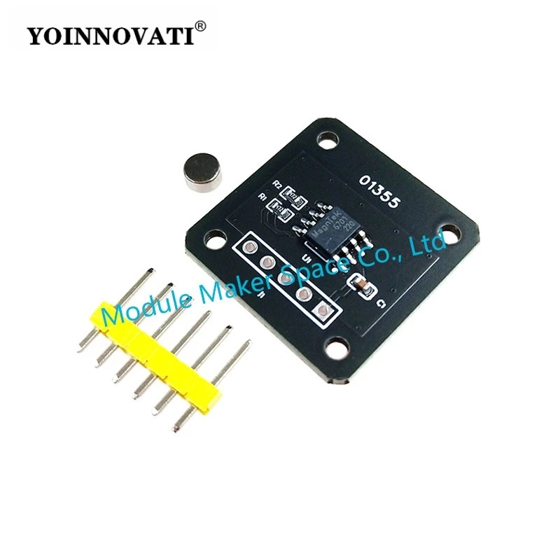 MT6701 Magnetic Encoder Magnetic Induction Angle Measurement Sensor Module 14bit High Precision Replacement AS5600 view 4