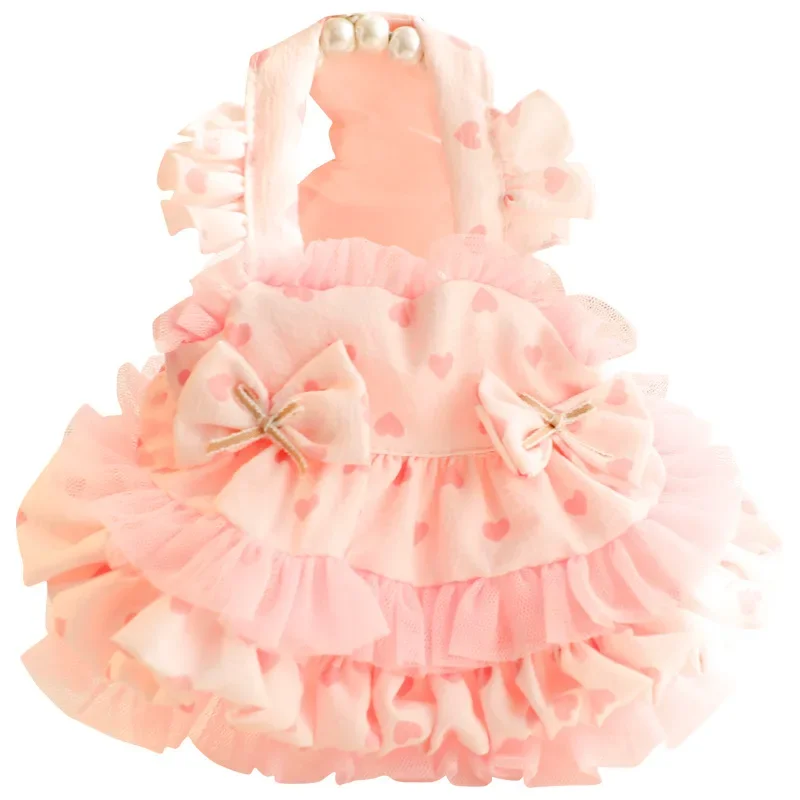 Vestiti per cani primavera ed estate sottile gatto principessa gonna tutu gonna bretella lolita cane di piccola taglia teddy pet